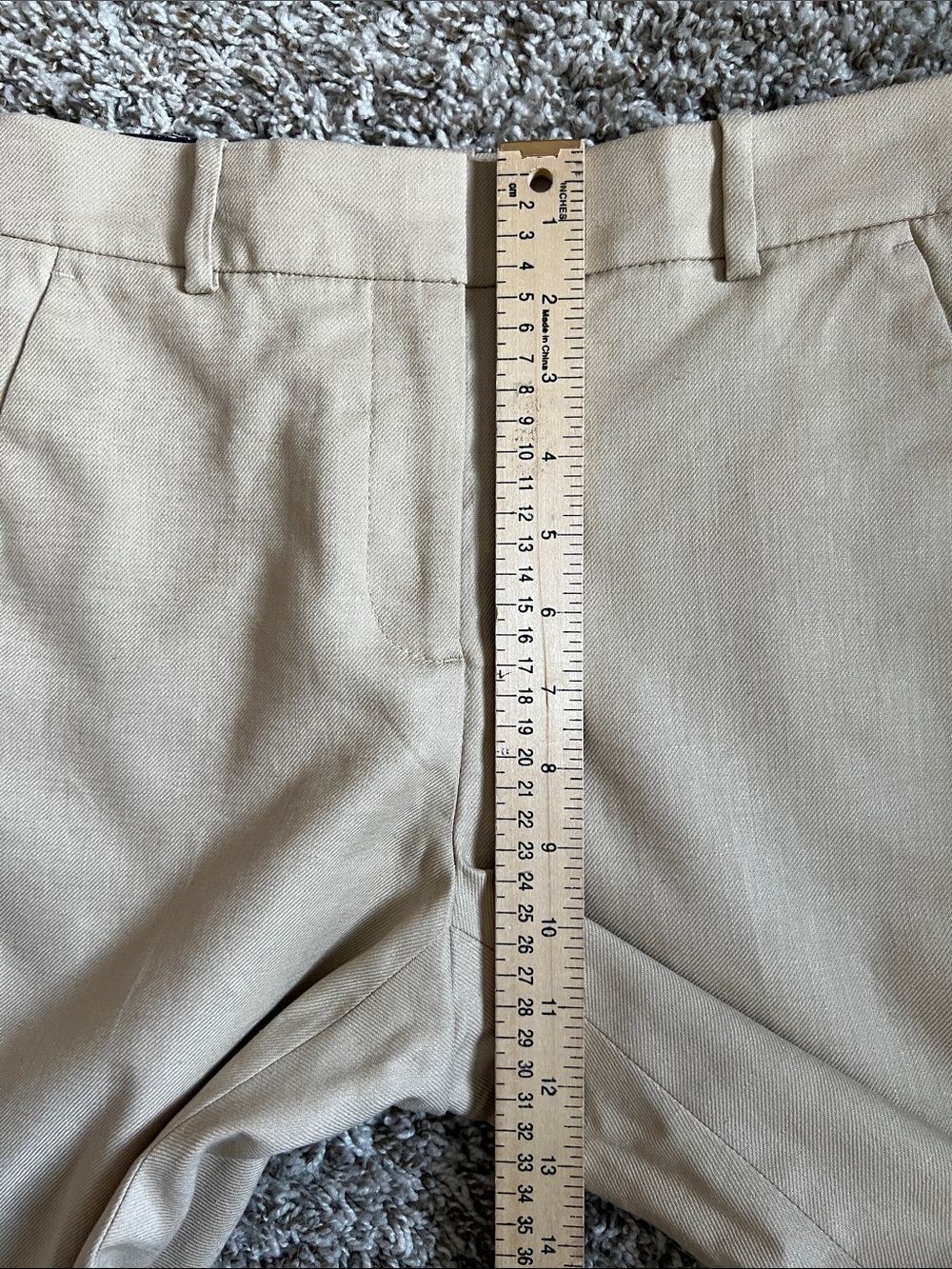 NWT J. CREW Kallie Stretch Linen-Blend Straight-leg Pant Beige Size 2 - Picture 12 of 14